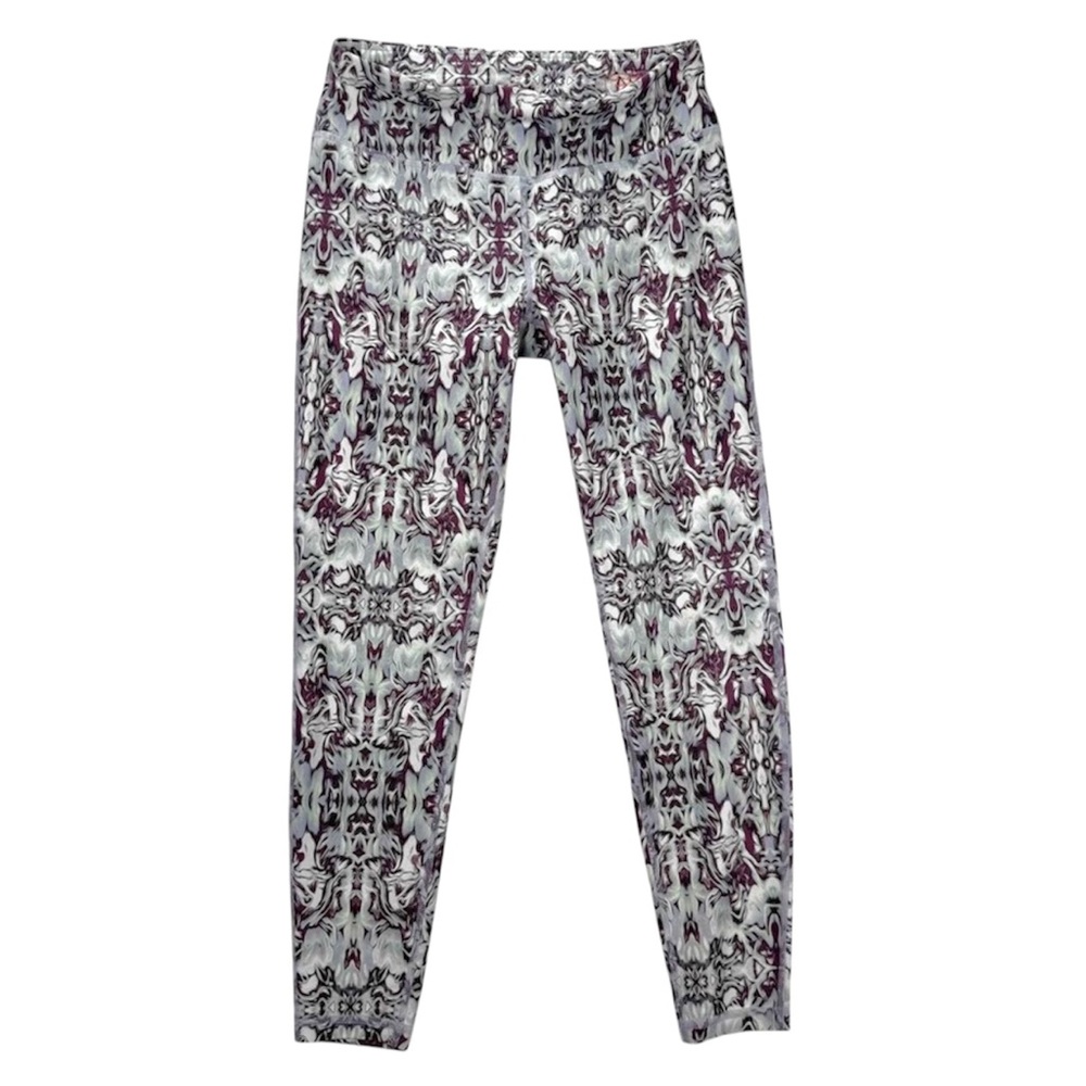 Sweaty Betty Patterned Leggings Abstract Design Full Length Small Buttery Soft